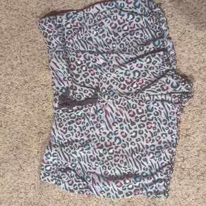 Secret Treasures Gray Animal Print Lounge Shorts